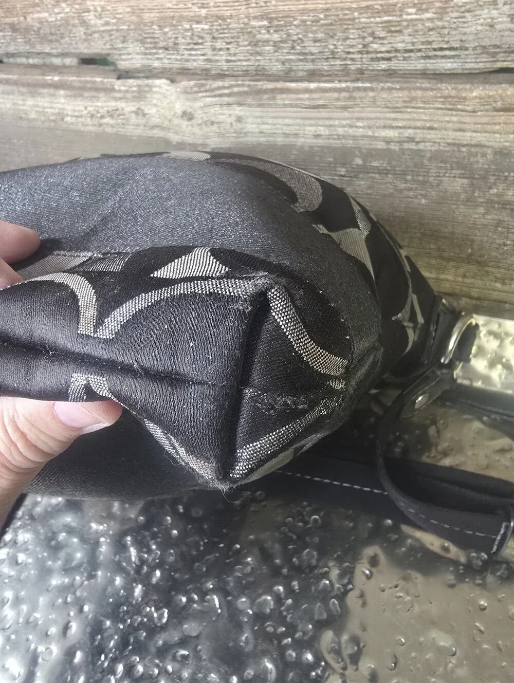 Coach F20430 Signature Crossbody Rehab Project Bag or Pillow